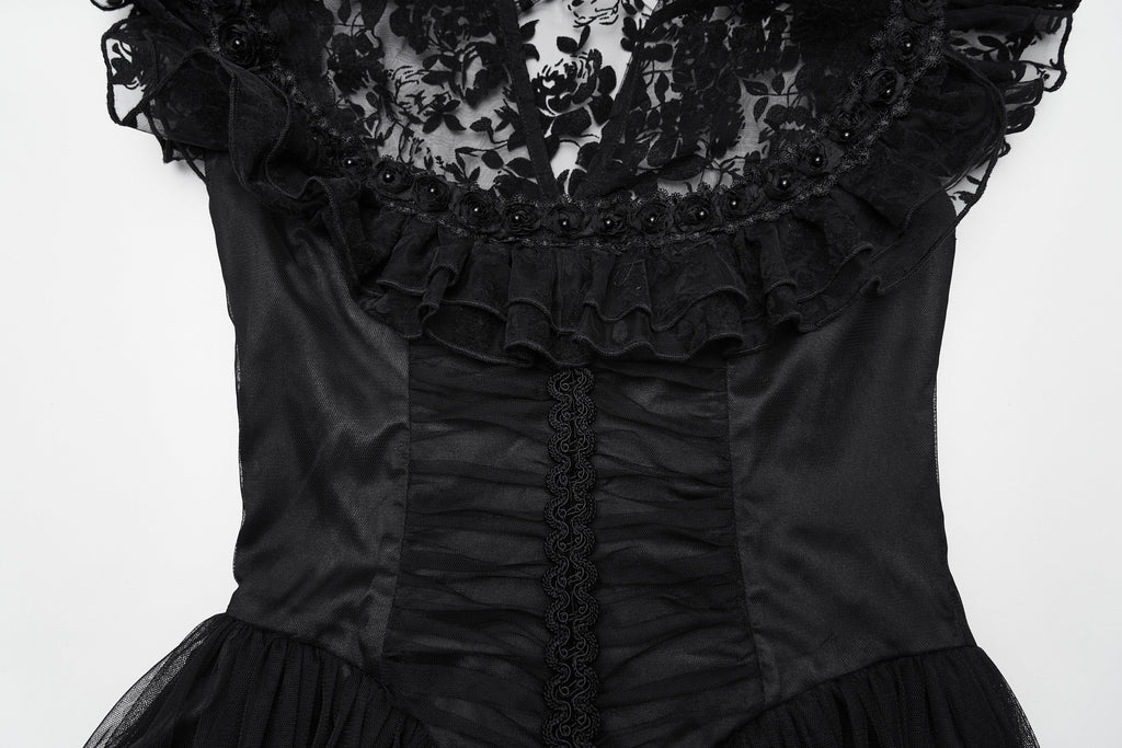 Punk Rave Seraphina Goth Flying Sleeve Dress