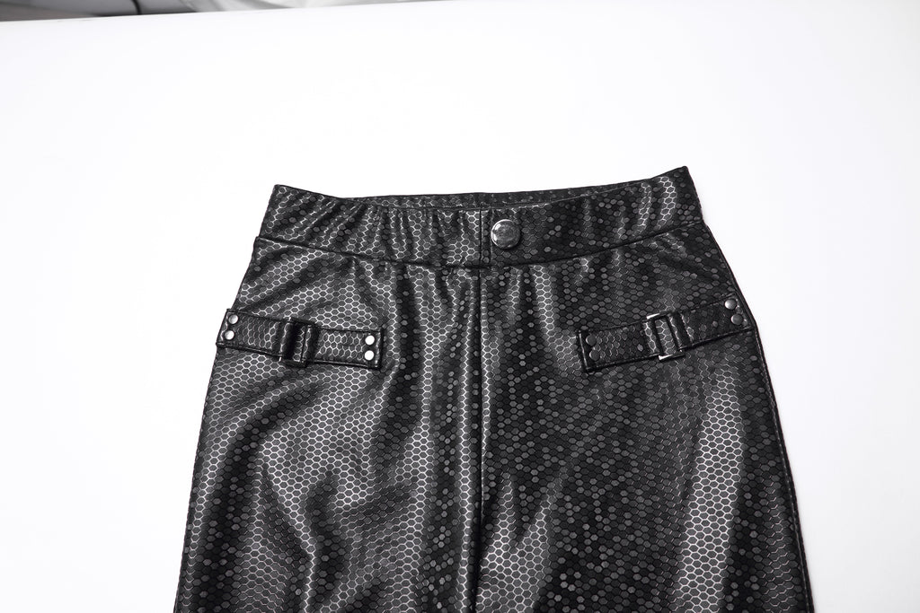 Punk Rave Ravenna Leggings - Black Prism Finish