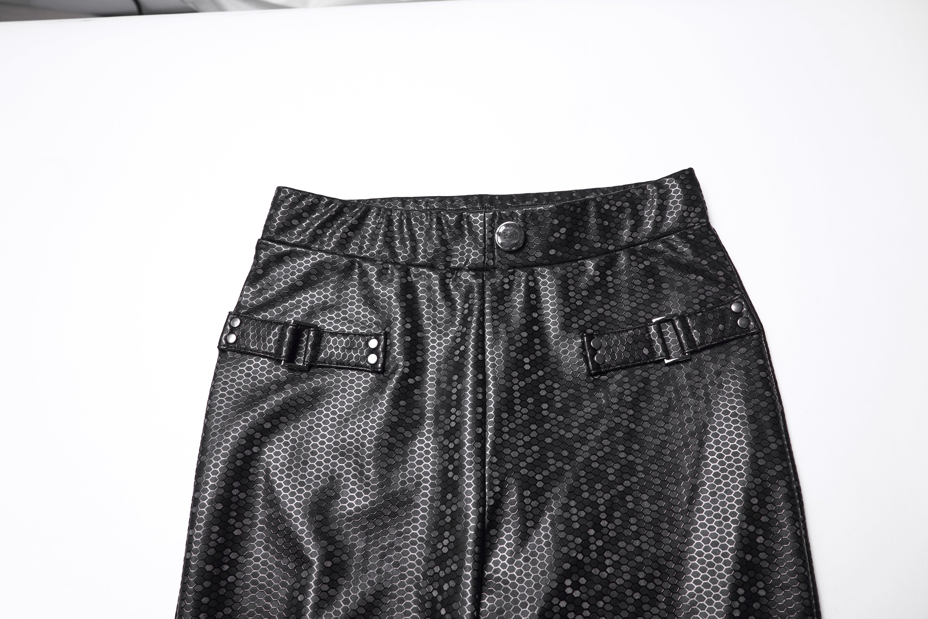 Punk Rave Ravenna Leggings - Black Prism Finish