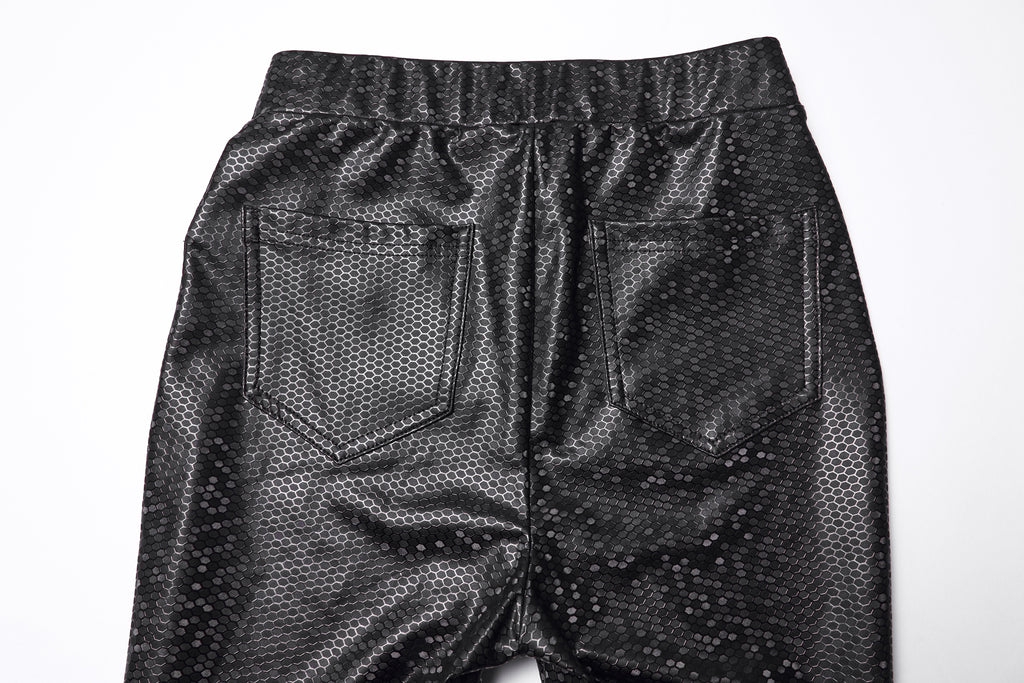 Punk Rave Ravenna Leggings - Black Prism Finish