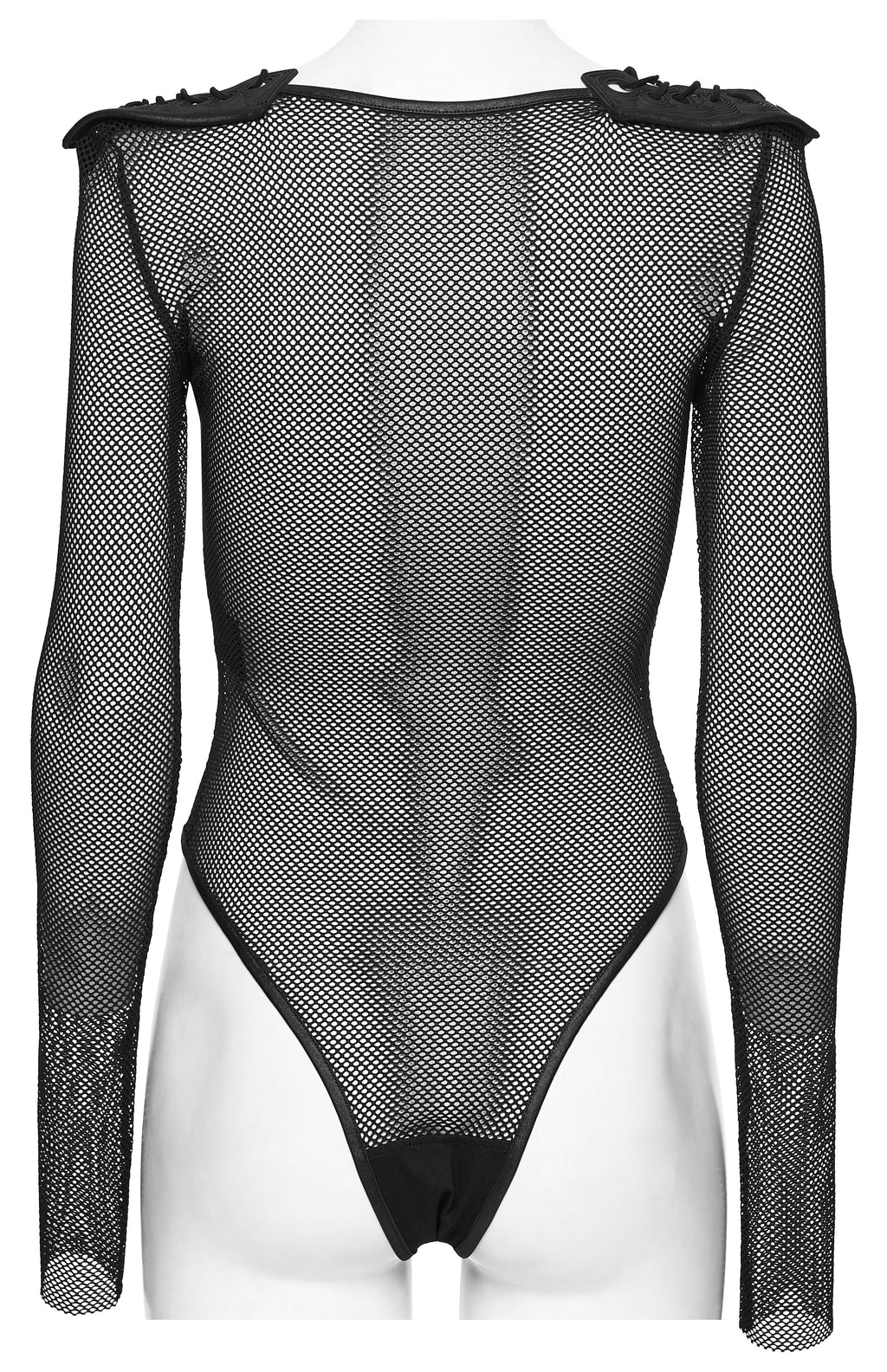 Punk Rave Cyberpunk Armor Mesh Bodysuit