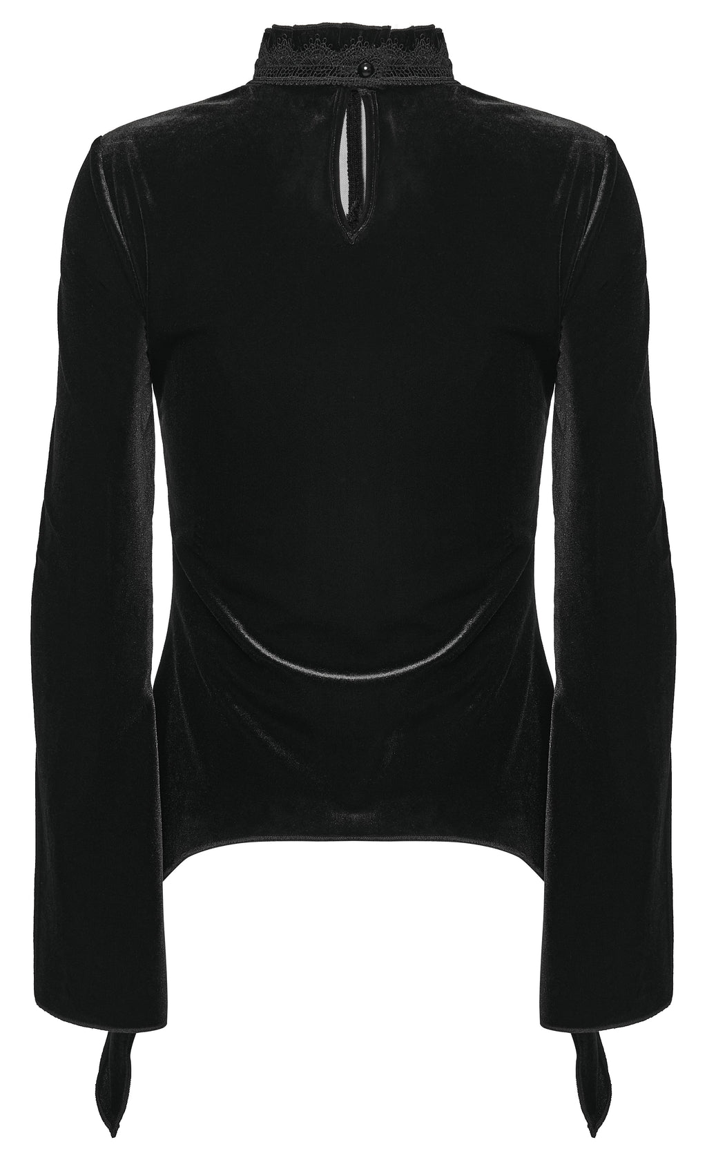 Punk Rave Belladonna Demon’s Hand Velvet T-Shirt in Red