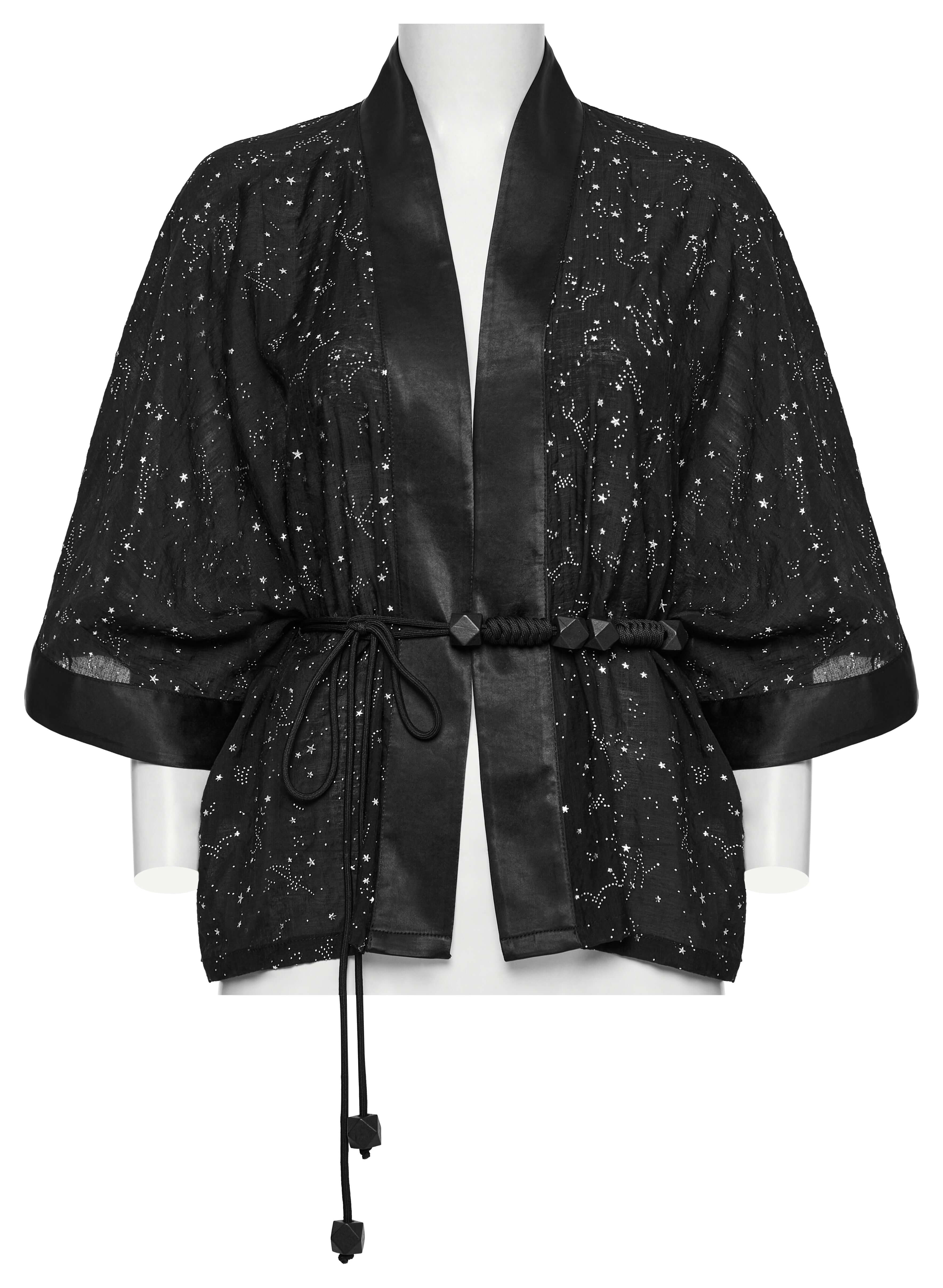 Punk Rave Augusta Constellation Print Kimono Top or Jacket
