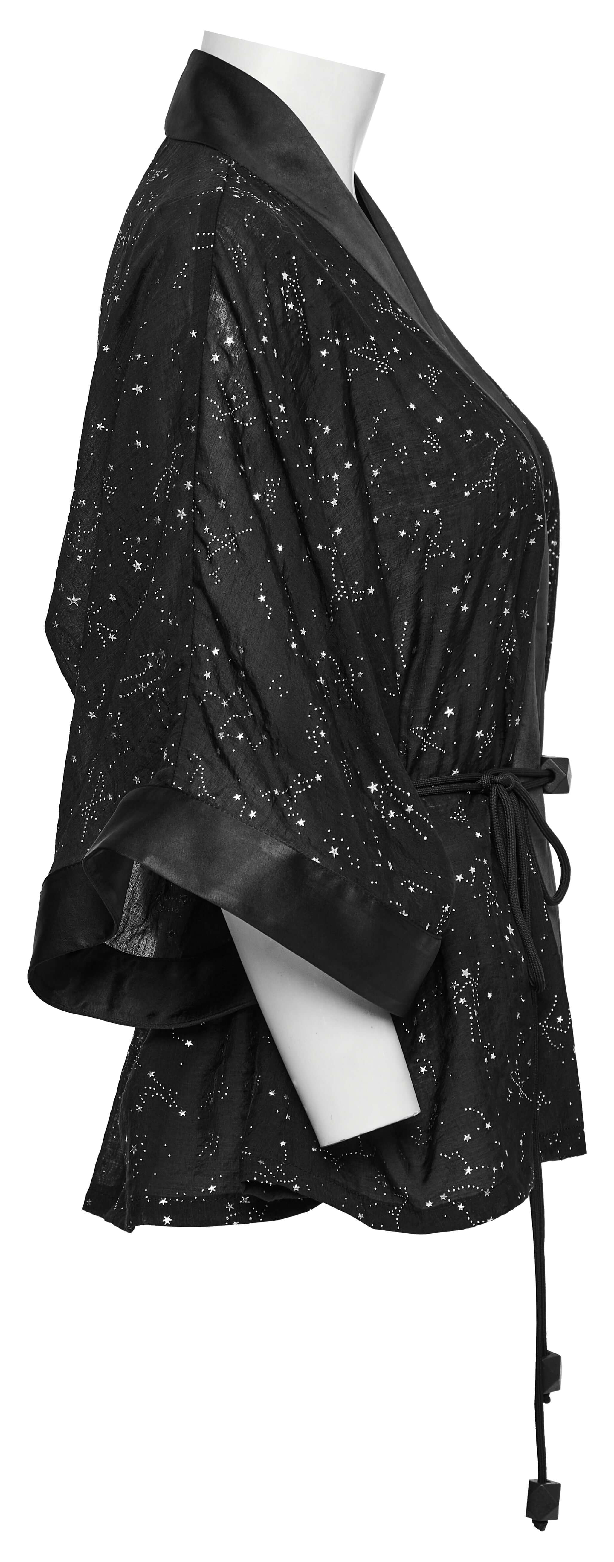 Punk Rave Augusta Constellation Print Kimono Top or Jacket