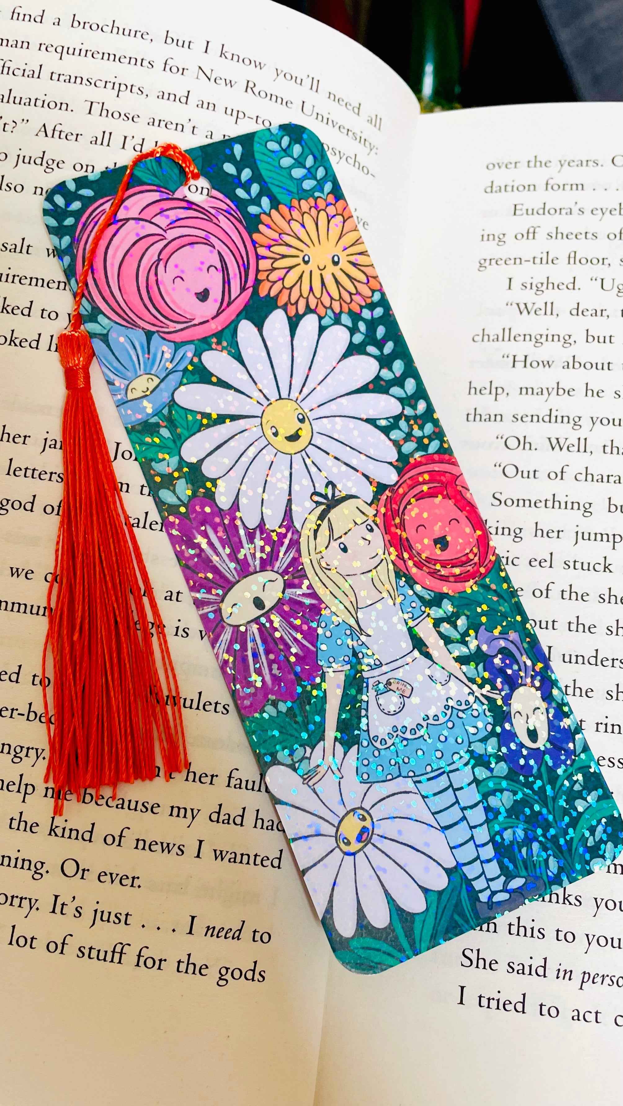 Alice in Wonderland Holographic Bookmark