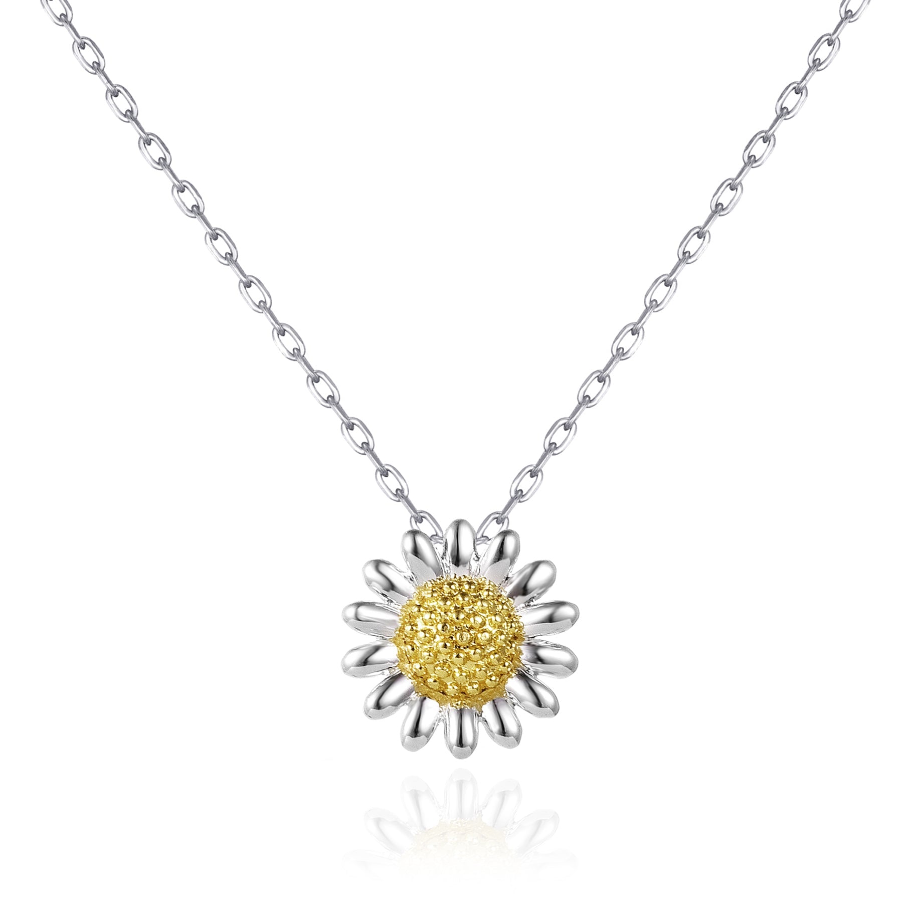 Thank You For Helping Me Grow Daisy Necklace
