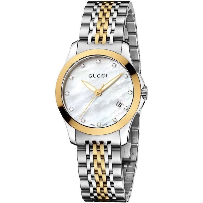 Gucci watch Ladies 27mm YA126513 Mother Of Pearl