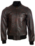 4FZ5 Men's Web Bomber Jacket - Black/Red