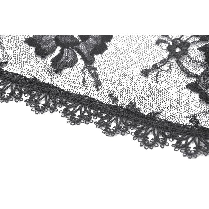 Dark in Love Thalassa Floral Lace Draped Arm Sleeves