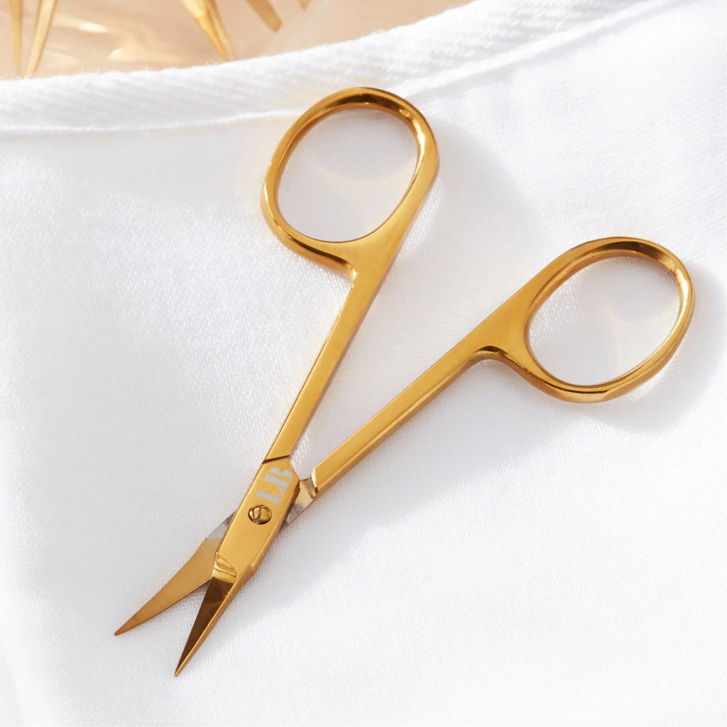 Gold Curved Brow Scissors