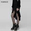 Punk Rave - Belladonna Goth Rose Fishtail Skirt - Size UK 16 Left Only!