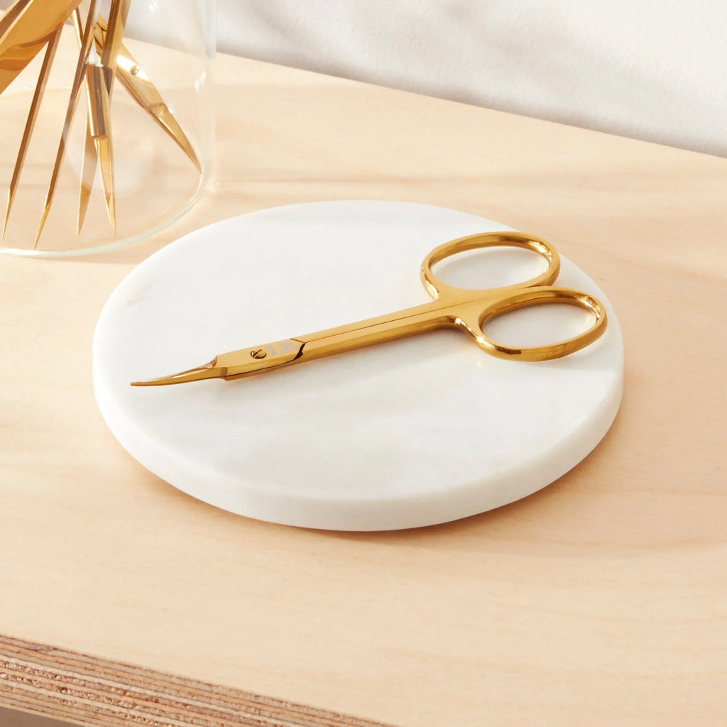Gold Curved Brow Scissors