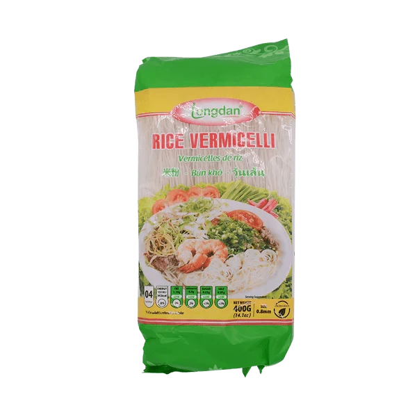 LONGDAN Rice Vermicelli Bun Kho 0.8mm 400g