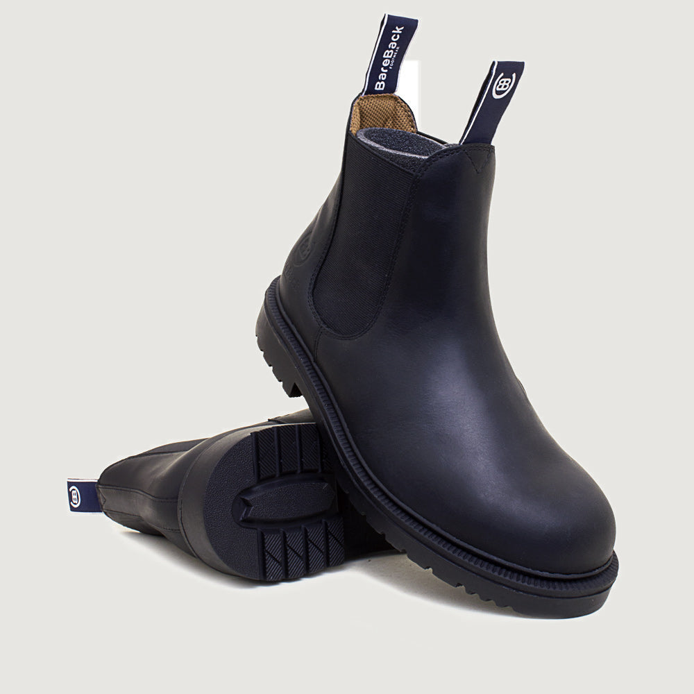 Detroit Steel Toe Cap Work Boots - Black