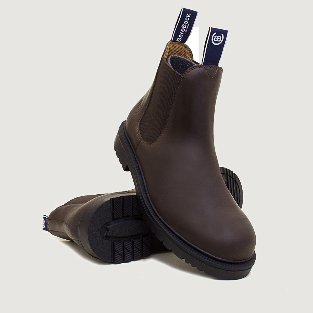 Detroit Steel Toe Cap Work Boots - Brown