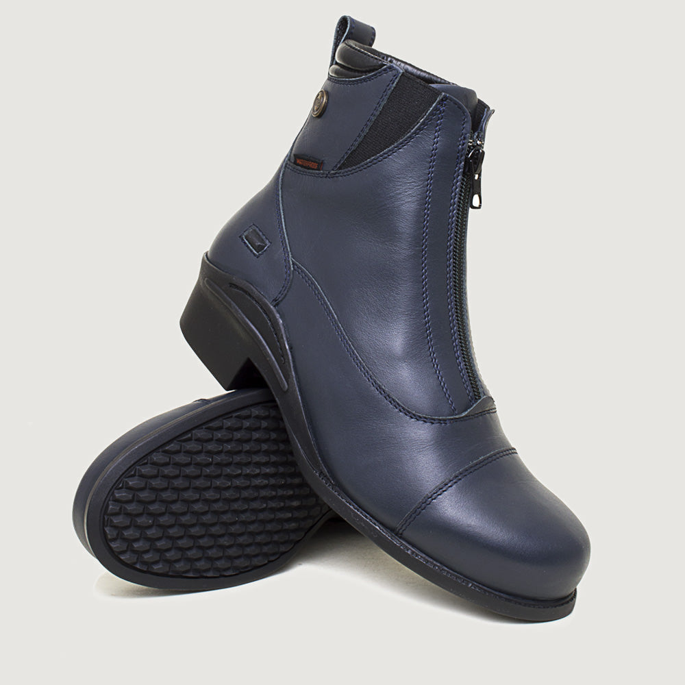 Idaho Storm Waterproof Jodhpur Riding Boots - Navy