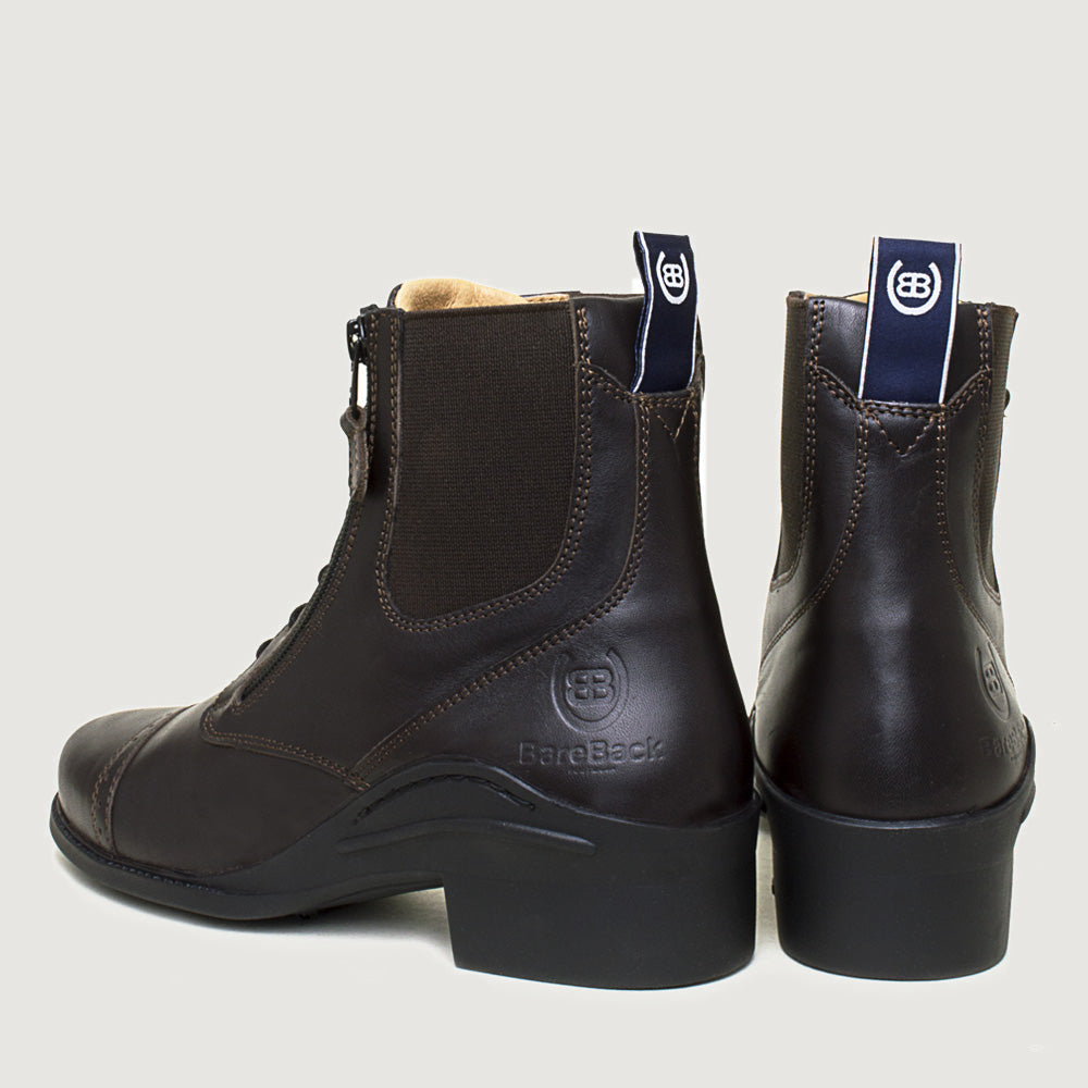 Bramham Zip Jodhpur Boots - Brown