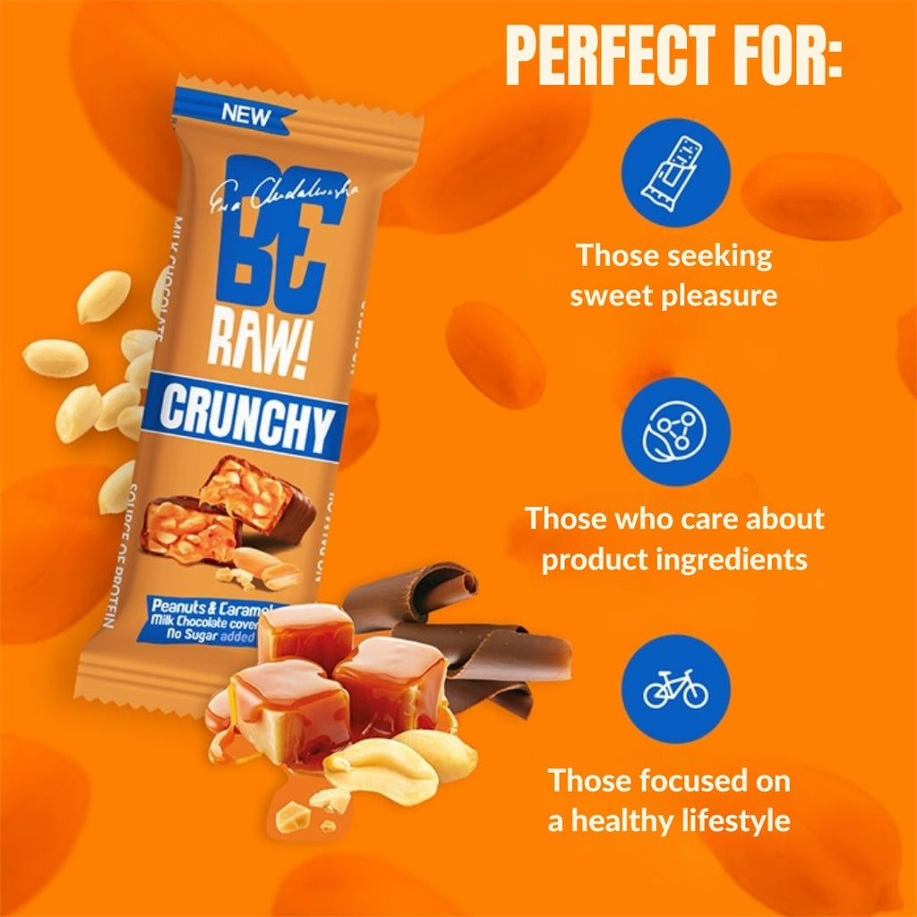Crunchy Peanuts & Caramel Bar 40g
