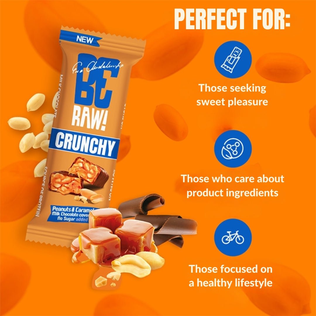 Crunchy Peanuts & Caramel Bar 40g