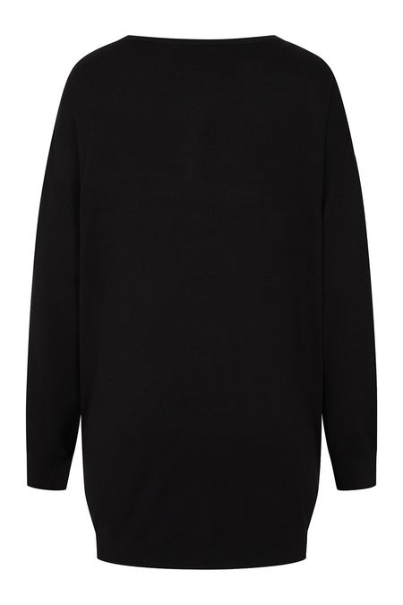 Banned Apparel Gothic Jumper Dress Black Oversized Knit