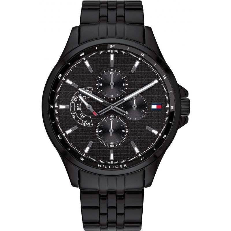 Tommy Hilfiger Black Steel Men's 1791611