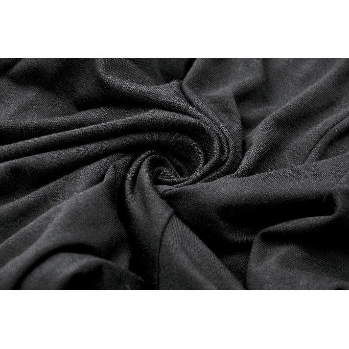 Dark in Love Goth Flare Leggings with Lace Frills