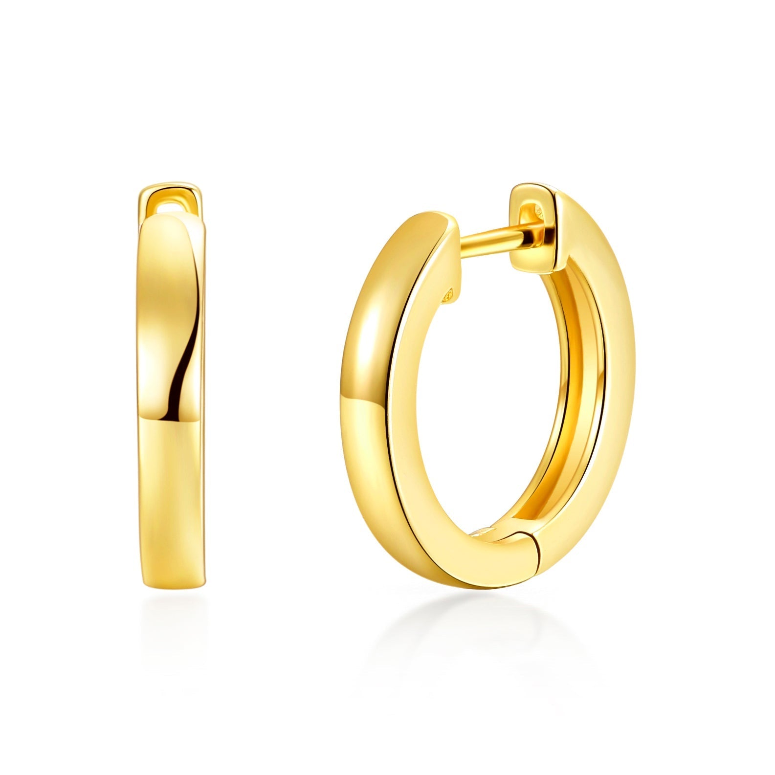 18k Gold Plated Hoop Earrings