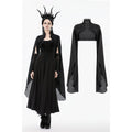 Dark in Love Erzsébet Dramatic Lace Gothic Cape Shrug