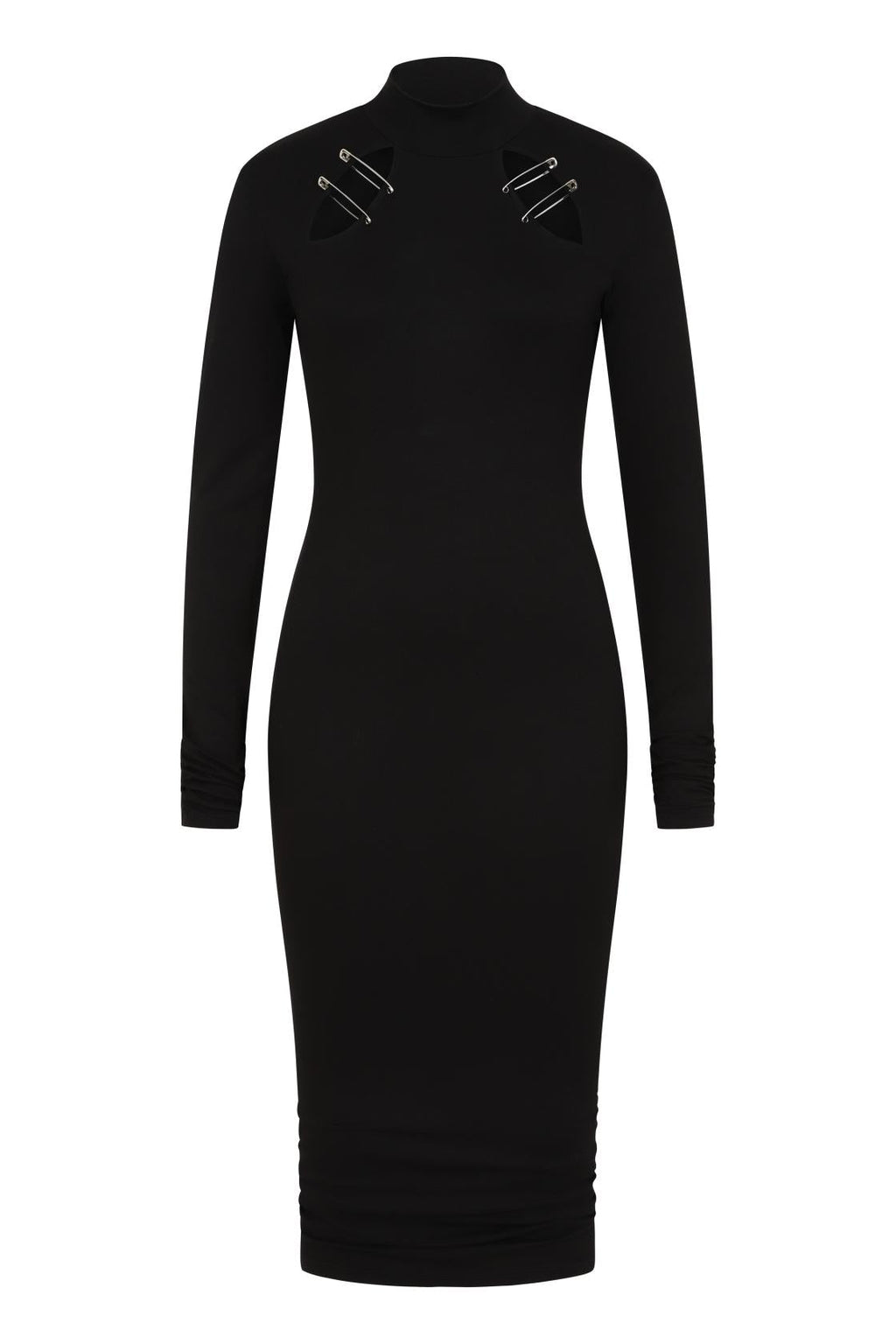 Necessary Evil Nyx Goth Midi Dress
