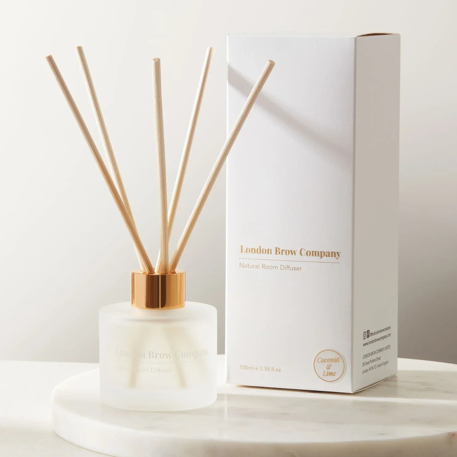 London Brow Co. Signature Luxury Reed Diffuser – 100ml
