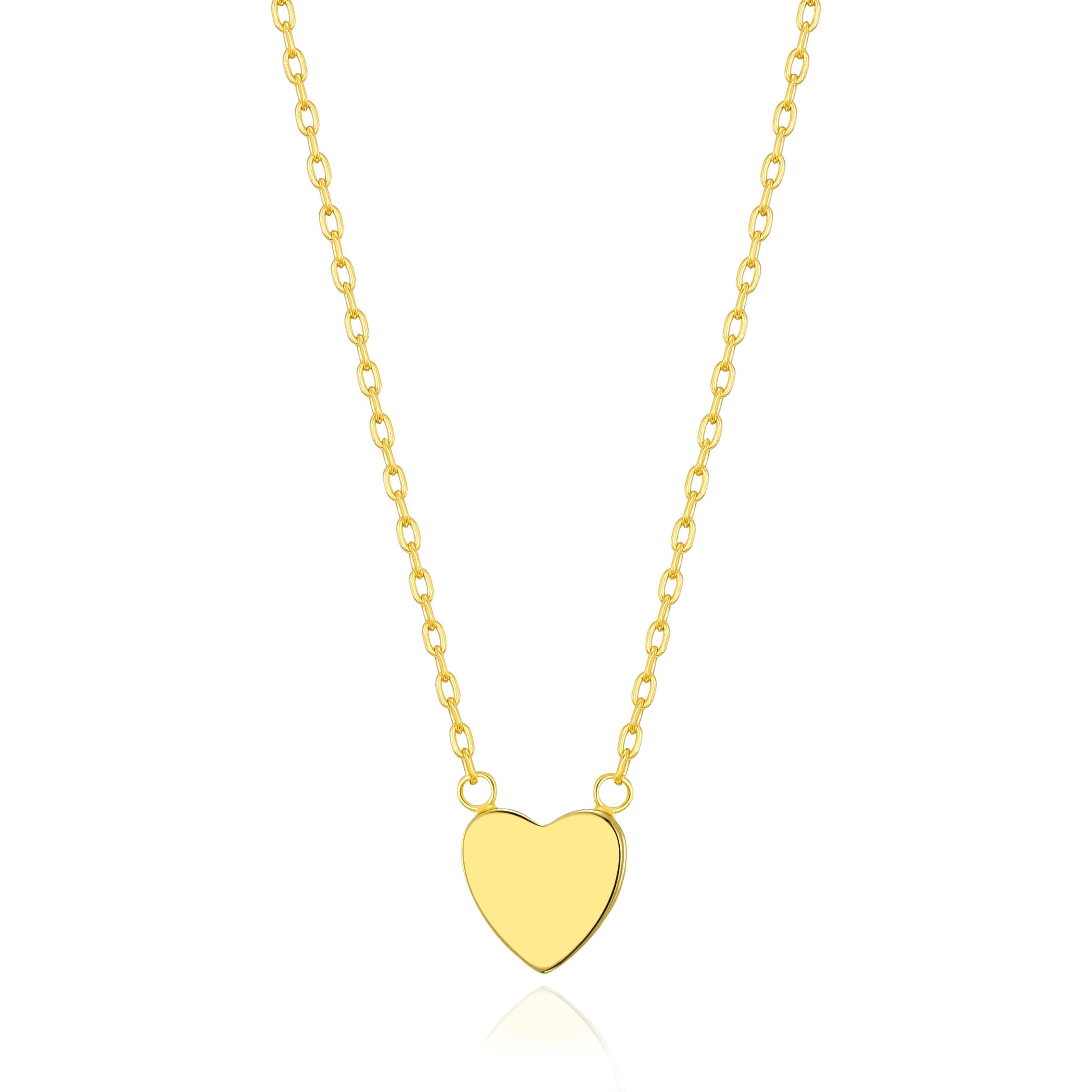 18k Gold Plated Sister Heart Necklace with Quote Card