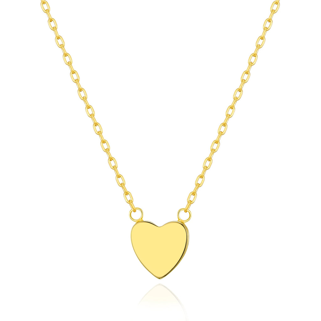 18k Gold Plated Sister Heart Necklace with Quote Card