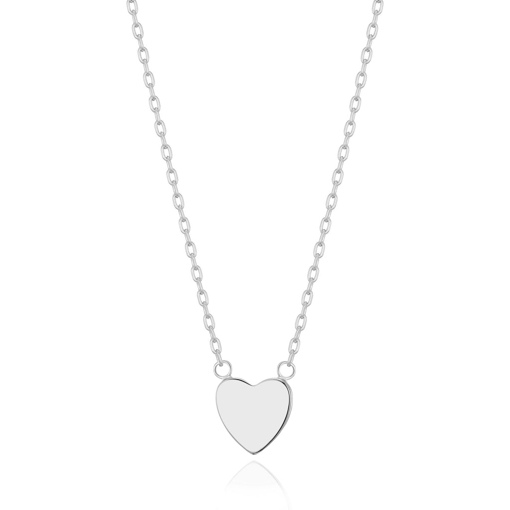Silver Plated Sister Heart Necklace with Quote Card