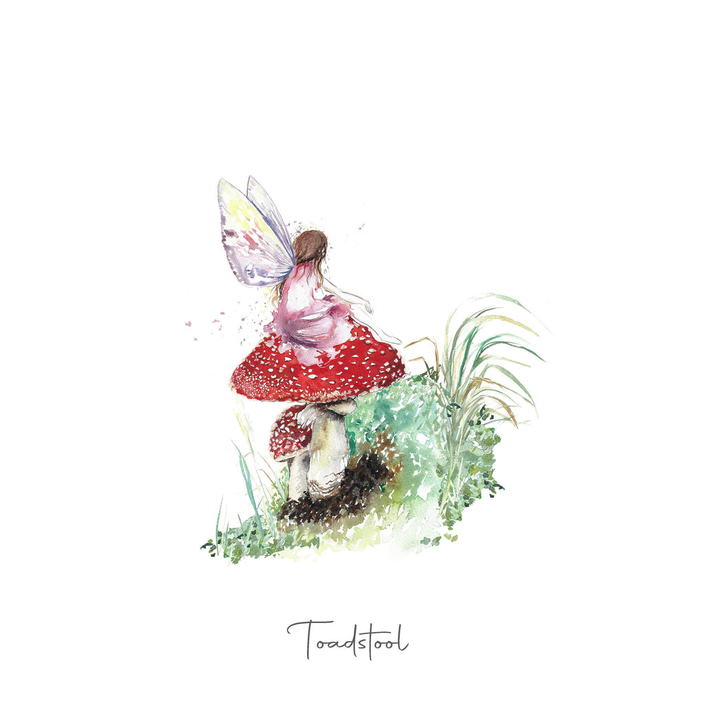 Toadstool Fairy Fine Art Print
