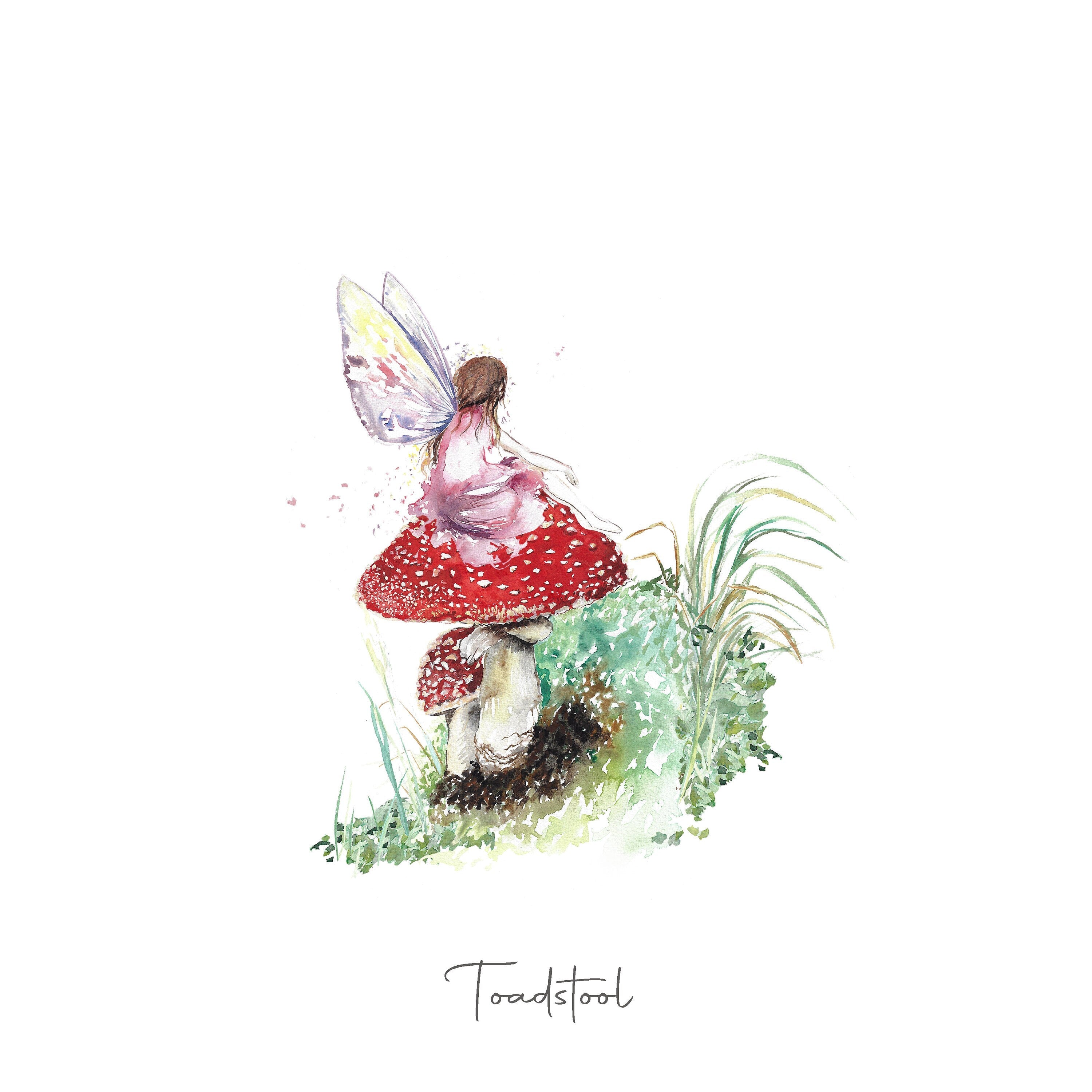 Toadstool Fairy Fine Art Print