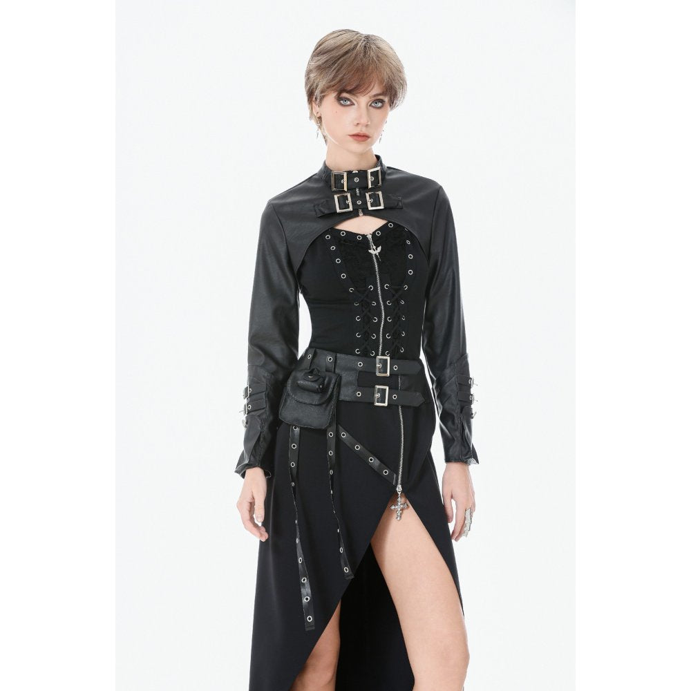 Dark in Love Punk Lace-Up Corset Style Top