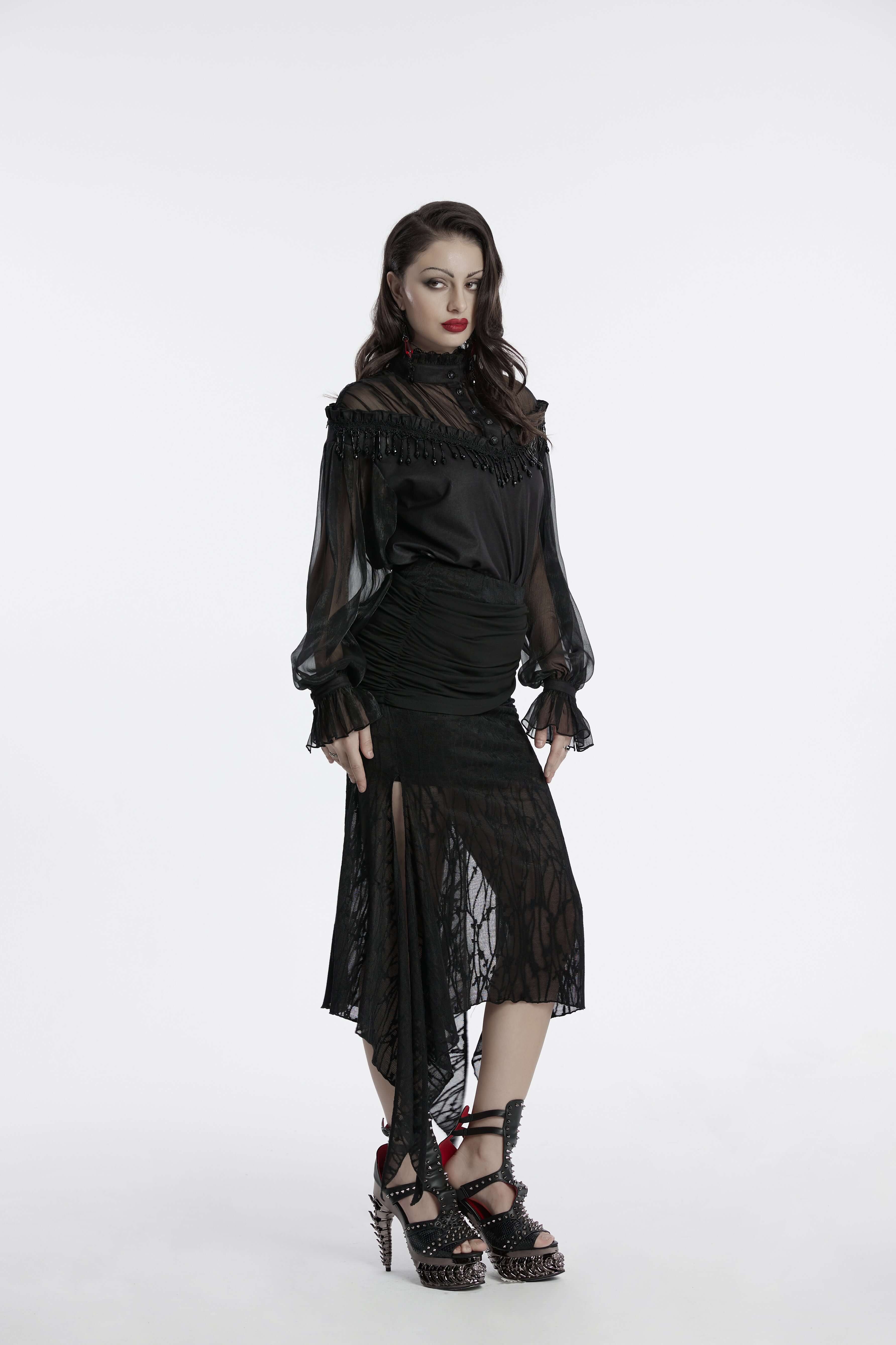 Punk Rave Arti Fishtail Skirt