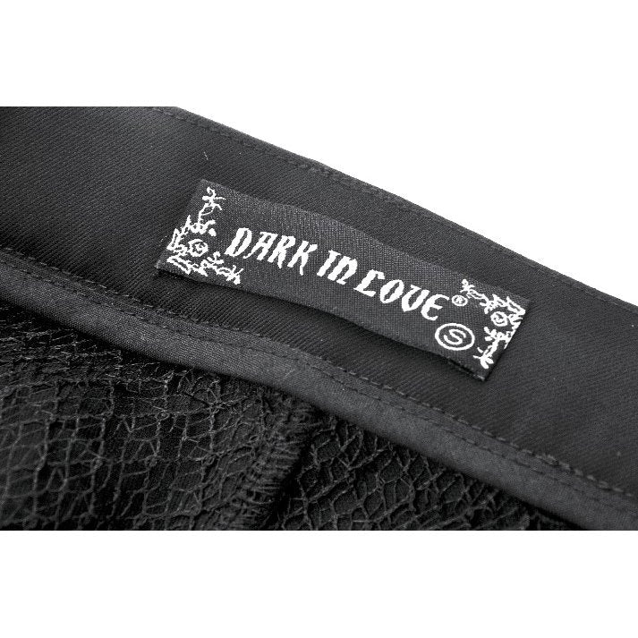 Dark in Love Lace-Up Layered Goth Convertible Flare Trousers or Shorts - Size UK 16 Left Only!