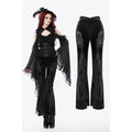 Dark in Love Erzebeth Velvet Lace Flare Trousers - Size UK 16 Left Only!