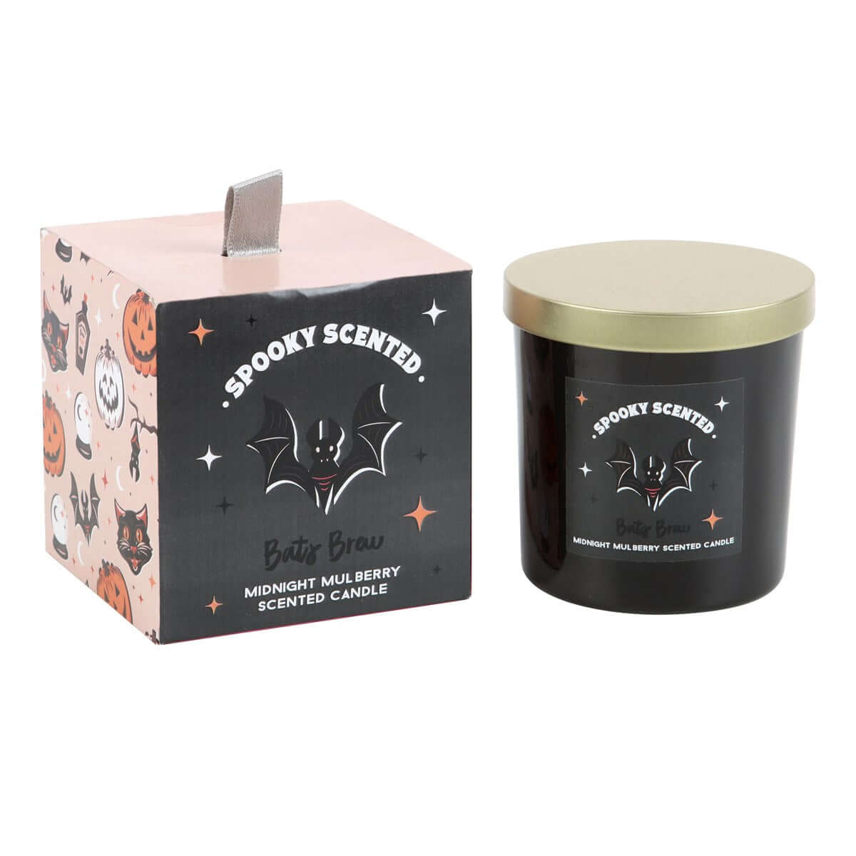 Gothic Gifts Bats Brew Midnight Mulberry Candle