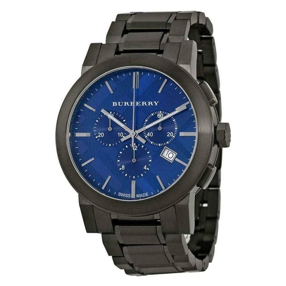 Burberry watch BU9365 Gunmetal Blue Dial