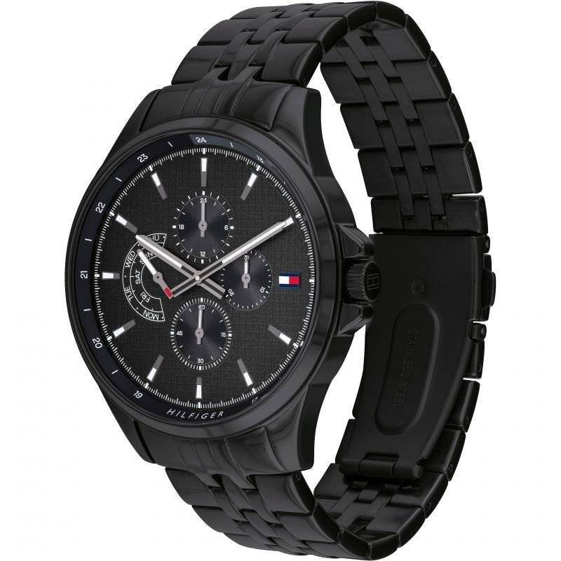 Tommy Hilfiger Black Steel Men's 1791611