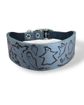Leather Collar - HALLOWEEN - Ghosties