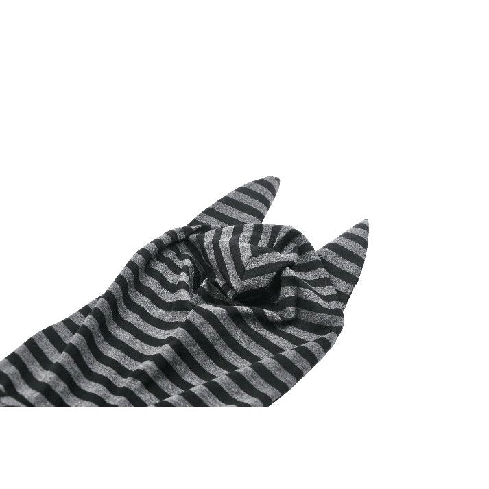 Dark In Love Salem Striped Cat Ear Hoodie Dress - Size UK 22 Left Only!