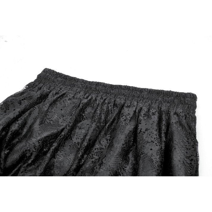 Dark in Love Sabina High-Low Sheer Lace Skirt
