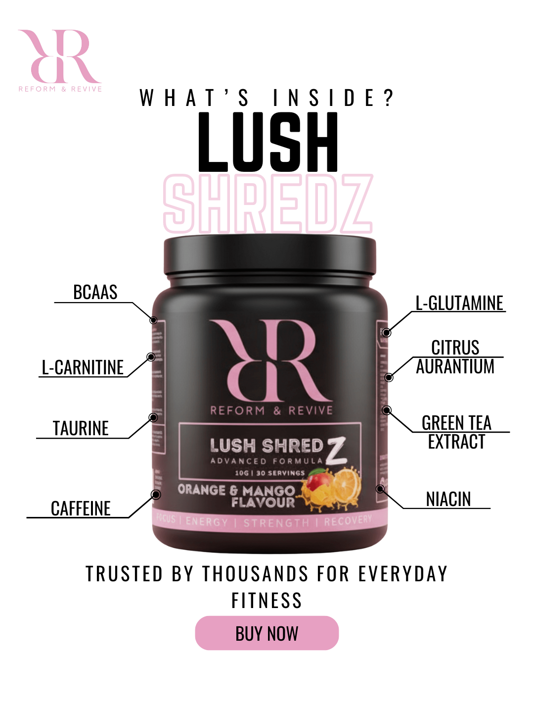 Lush Shredz Women’s Metabolism Support