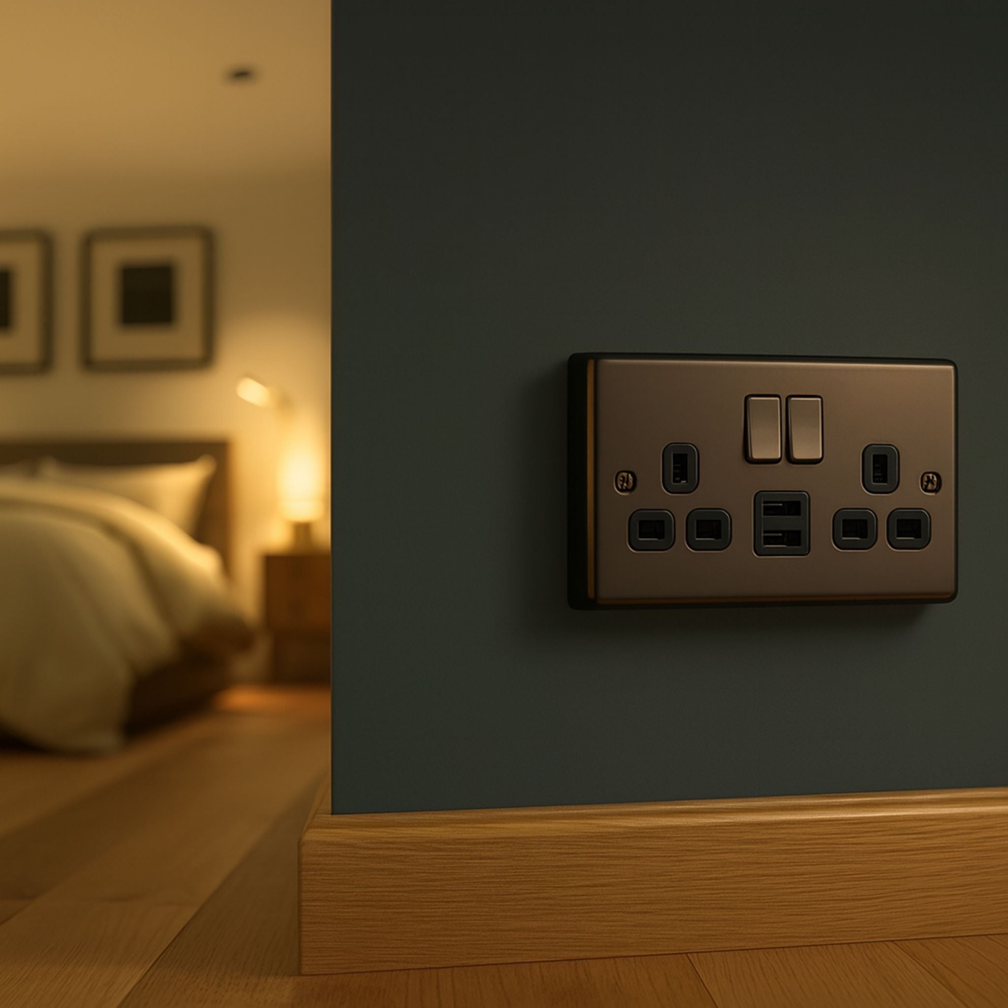 2-Gang Socket Spacer