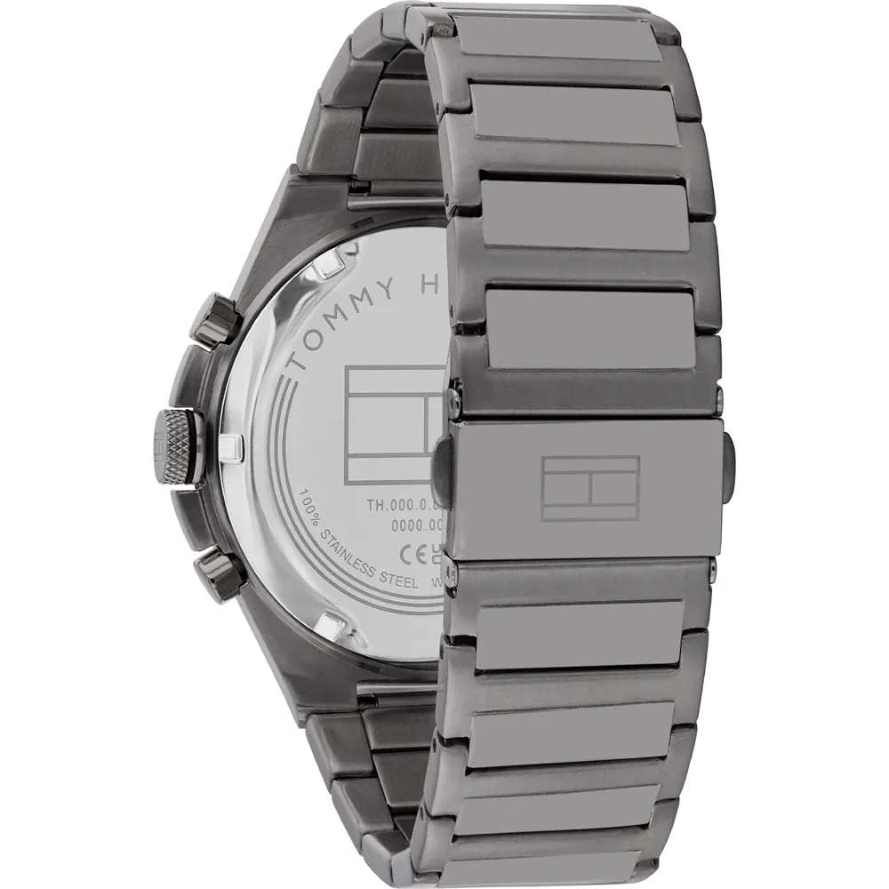 Tommy Hilfiger Gunmetal Steel Men's 1792089