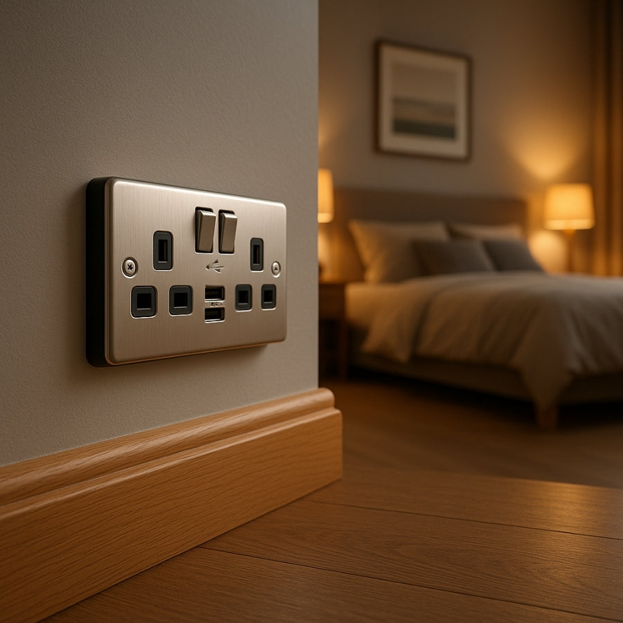 2-Gang Socket Spacer