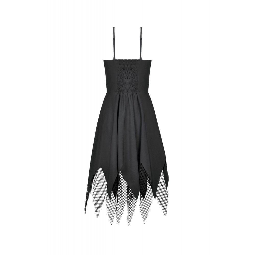Dark in Love Punk Sleeveless Dress with Chains